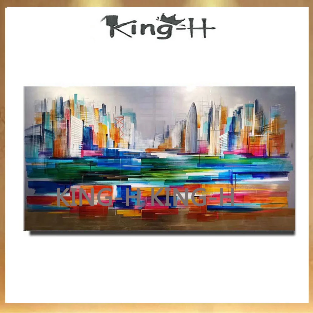 Fine Art Hand-painted Abstract Building Oil Painting on Canvas Impressionist City Building and Lake Landscape Oil Painting
Fine Art Hand-painted Abstract Building Oil Painting on Canvas Impressionist City Building and Lake Landscape Oil Painting