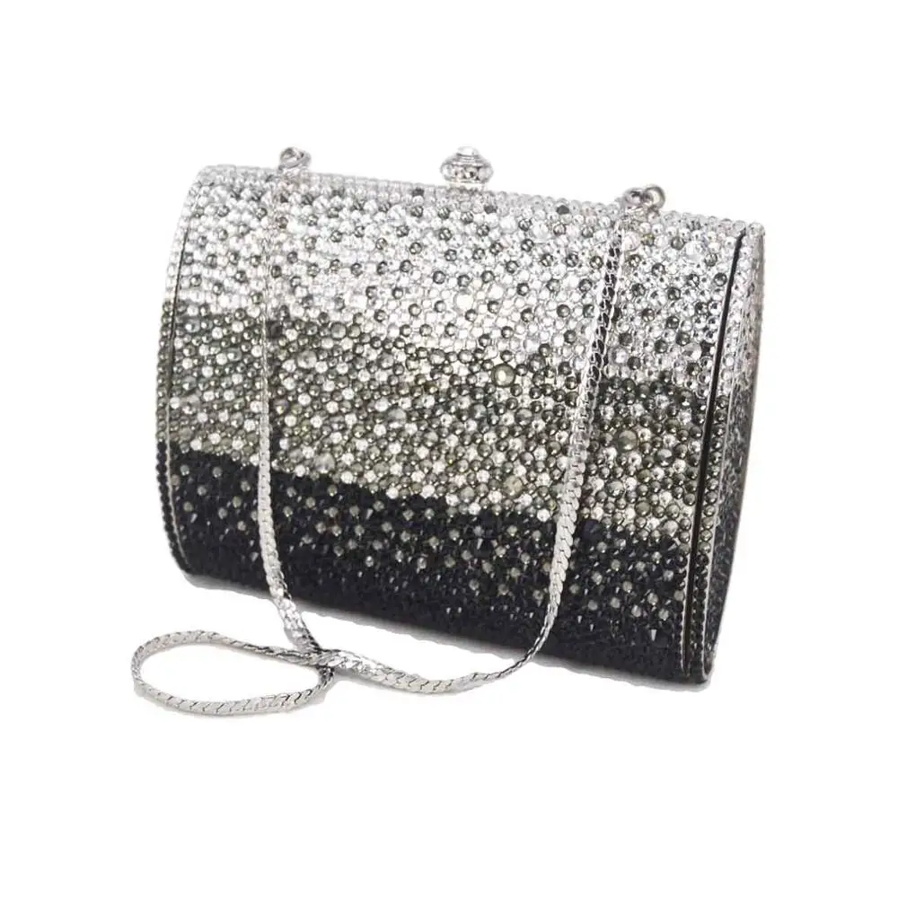 KHNMEET Fashion Black White Crystal Evening Bags Women Party Purse Plain Diamond Clutch Bags P07
KHNMEET Fashion Black White Crystal Evening Bags Women Party Purse Plain Diamond Clutch Bags P07
