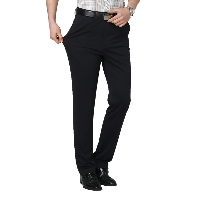 Wholesale 2022 Men's Trousers Thin Elastic Casual Pants High Waist Straight Tooling Men's Pants Loose Business Long Pants
Wholesale 2022 Men's Trousers Thin Elastic Casual Pants High Waist Straight Tooling Men's Pants Loose Business Long Pants