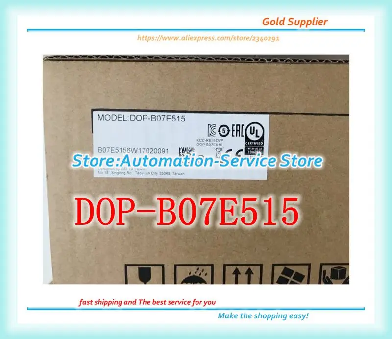 New 7 Inch HMI Touch Screen DOP-B07E515 RS232 RS422 RS485 Ethernet In Box In Stock
New 7 Inch HMI Touch Screen DOP-B07E515 RS232 RS422 RS485 Ethernet In Box In Stock