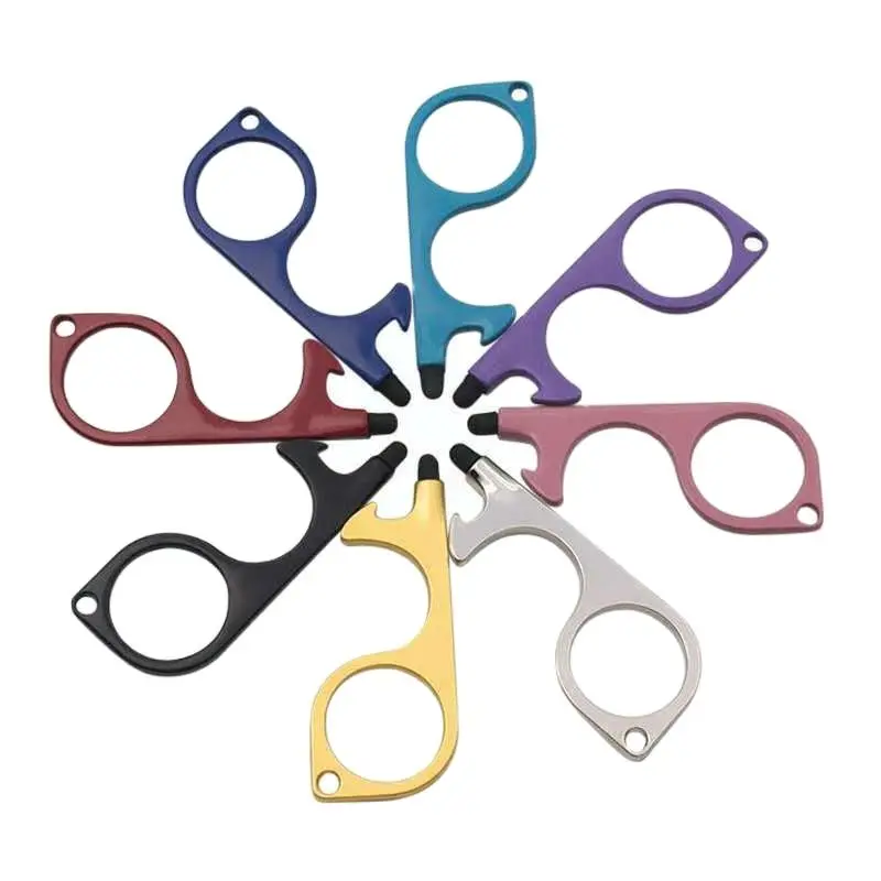 Touch Screen Buttons Alloy EDC Door Opener Portable Elevator Tool Antibiosis Door Handles Contactless Press Door Opener Keychain
Touch Screen Buttons Alloy EDC Door Opener Portable Elevator Tool Antibiosis Door Handles Contactless Press Door Opener Keychain