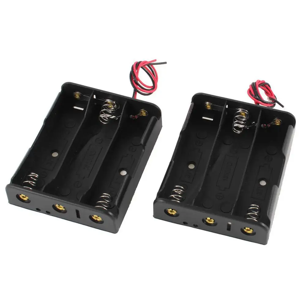 MasterFire 600pcs/lot Plastic 18650 Battery Holder Storage Box Cover For 3 x 18650 Batteries Black Case With 3 standard 12V
MasterFire 600pcs/lot Plastic 18650 Battery Holder Storage Box Cover For 3 x 18650 Batteries Black Case With 3 standard 12V