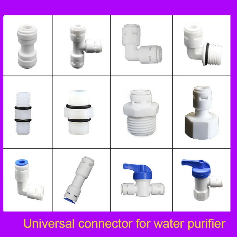 YenvQee 2pcs/1lot 1/4 OD PE TUBE to tube Quick Connector RO Water Filter Reverse Osmosis System
YenvQee 2pcs/1lot 1/4 OD PE TUBE to tube Quick Connector RO Water Filter Reverse Osmosis System