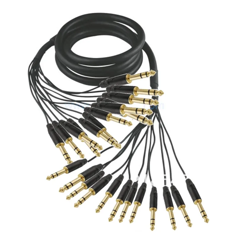 KUILONG corporation high quality 12 Channel JACK6.35 Pro Audio Stage Snake Patch Cable 5M
KUILONG corporation high quality 12 Channel JACK6.35 Pro Audio Stage Snake Patch Cable 5M