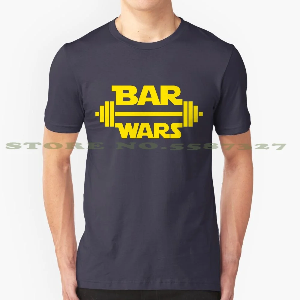 Bar Wars-желтая/темная пародия дизайн для поднятия веса 100% хлопковая футболка для тренажерного зала, тренировок, штанги, фитнеса, тяжелой атлетики
Bar Wars-желтая/темная пародия дизайн для поднятия веса 100% хлопковая футболка для тренажерного зала, тренировок, штанги, фитнеса, тяжелой атлетики