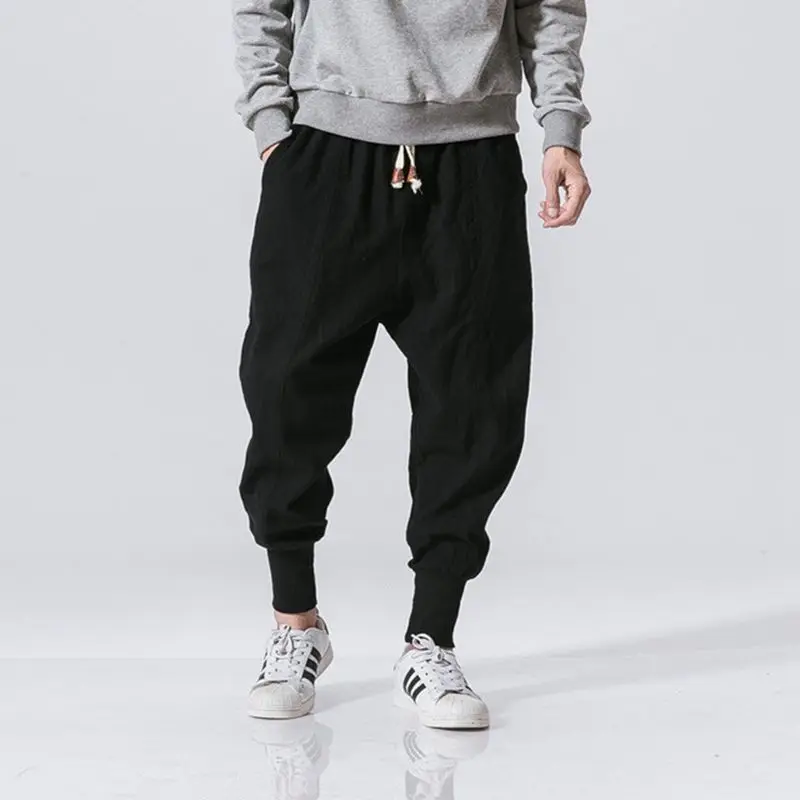 Sincism Store Men Harem Pants Japanese Casual Cotton Linen Trouser Man Jogger Pants Chinese Baggy Pants
Sincism Store Men Harem Pants Japanese Casual Cotton Linen Trouser Man Jogger Pants Chinese Baggy Pants