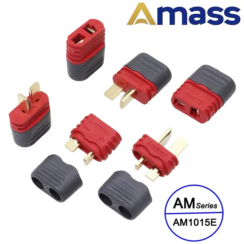 5/10/20 Pairs Amass AM-1015E T-plug Battery Connector Set Male Female for FPV LiPo Battery RC model
5/10/20 Pairs Amass AM-1015E T-plug Battery Connector Set Male Female for FPV LiPo Battery RC model