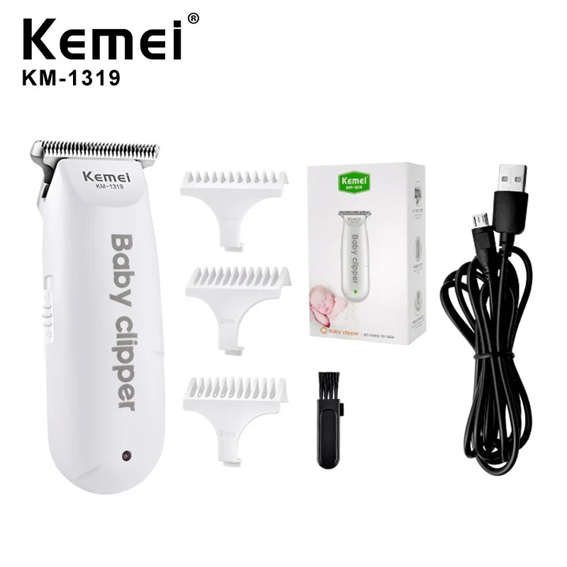 Kemei Mini Electric USB Baby Hair Trimmer Portable Hair Clipper Kids Hair Cutting Rechargeable Quiet Infant household Shaver
Kemei Mini Electric USB Baby Hair Trimmer Portable Hair Clipper Kids Hair Cutting Rechargeable Quiet Infant household Shaver