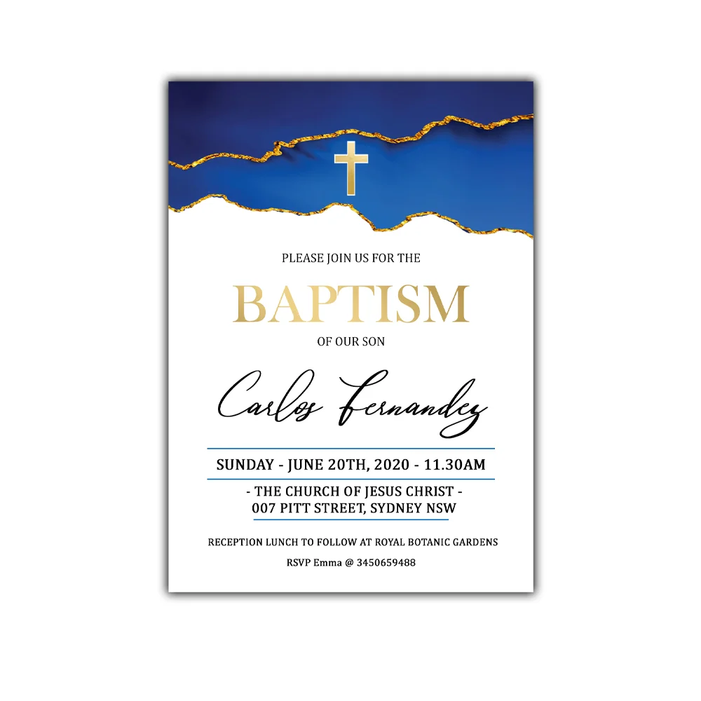 Personalized Baptism Invitation, Deep Blue and Gold, Baptism Invitation, Boy Baptism Invitation, Printable Christening Cards
Personalized Baptism Invitation, Deep Blue and Gold, Baptism Invitation, Boy Baptism Invitation, Printable Christening Cards