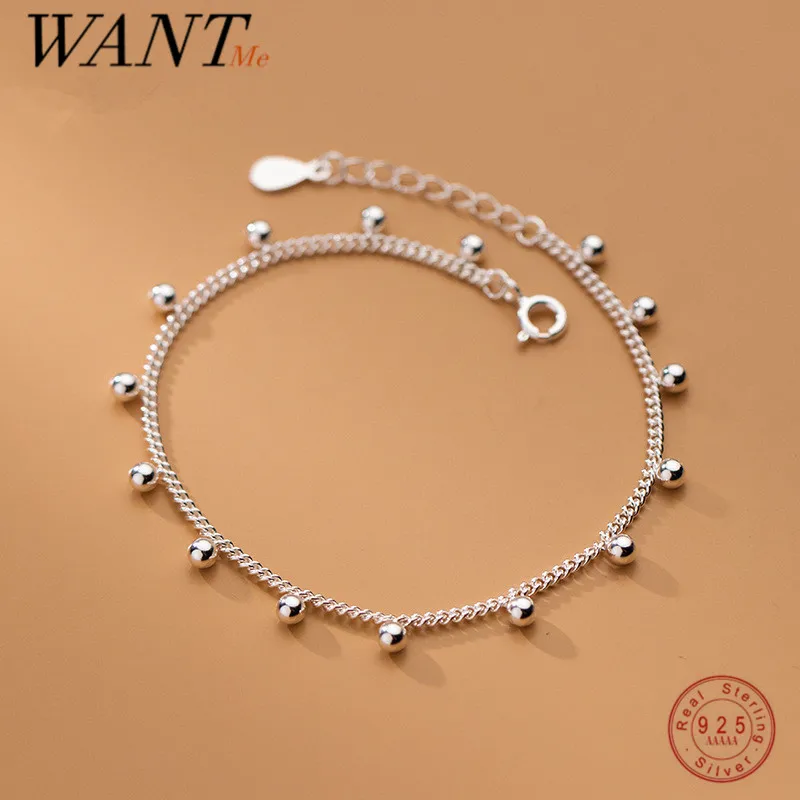 Браслет-амулет женский WANTME, из серебра 925 пробы, с блестящей цепочкой, модные корейские драгоценности
Браслет-амулет женский WANTME, из серебра 925 пробы, с блестящей цепочкой, модные корейские драгоценности