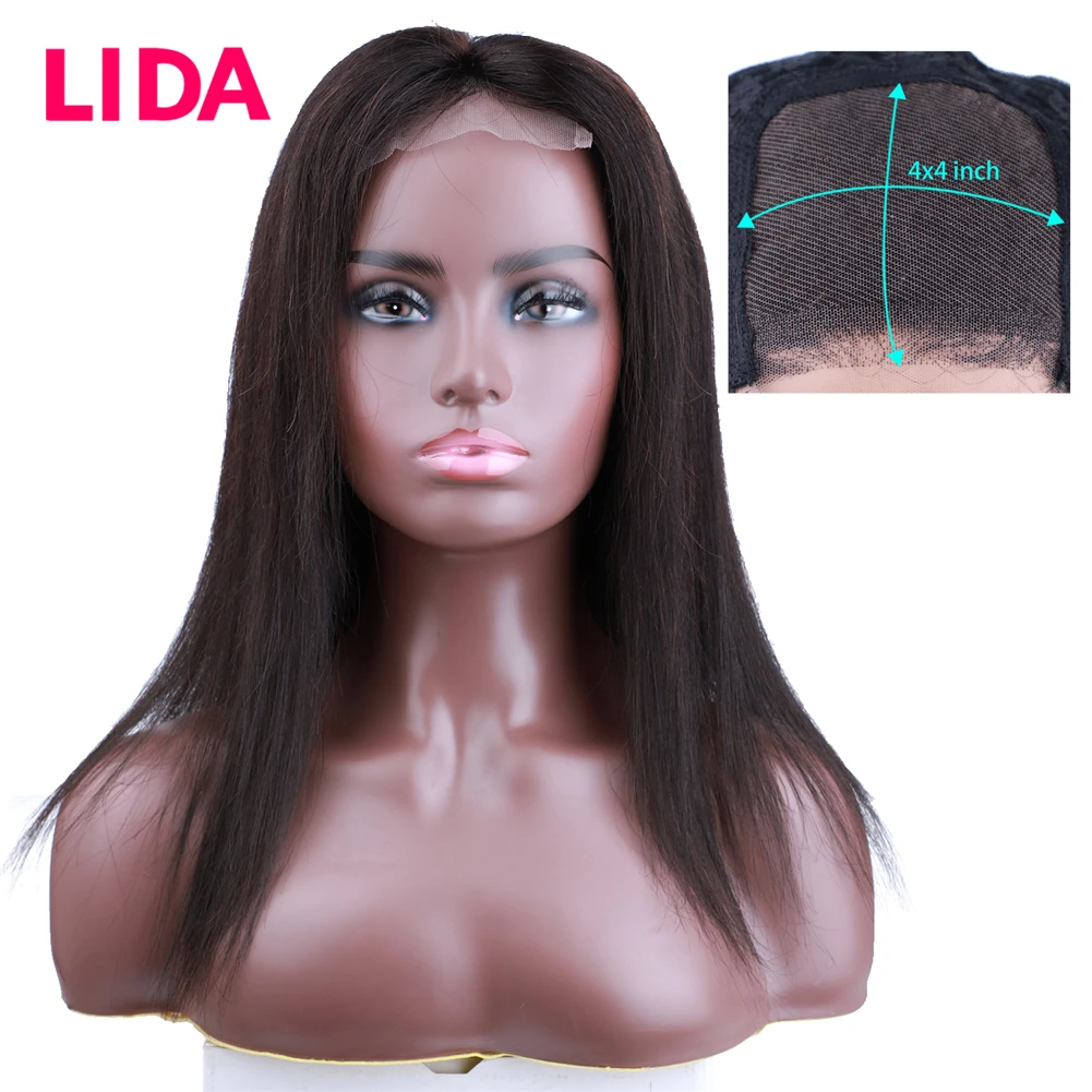Lida Closure Wig Human Hair Wigs Brazilian Straight Non-Remy Human Hair 4*4 lace Closure wig 14 Inch For Black Women
Lida Closure Wig Human Hair Wigs Brazilian Straight Non-Remy Human Hair 4*4 lace Closure wig 14 Inch For Black Women