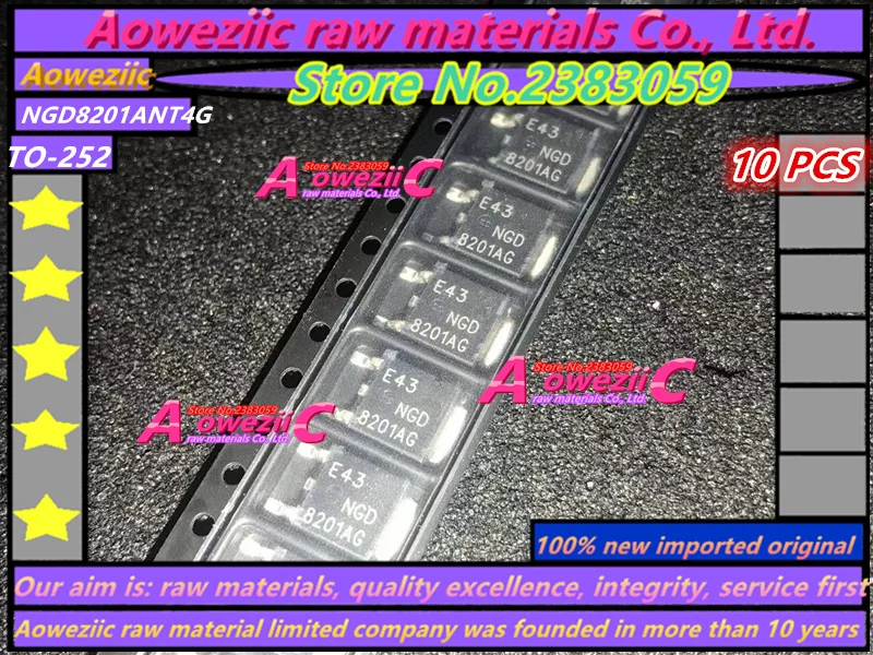 Aoweziic 100% новый импортный оригинальный NGD8201ANT4G NGD8201AG IGBT 220 440V
Aoweziic 100% новый импортный оригинальный NGD8201ANT4G NGD8201AG IGBT 220 440V