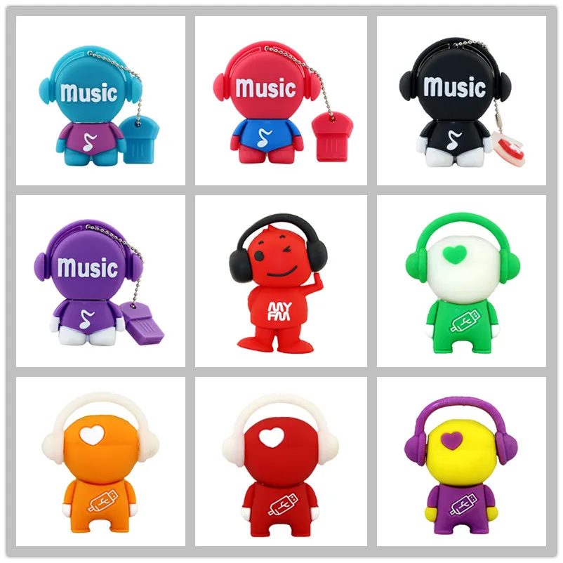 Cute Pendrive Cartoon 64GB Music Man USB Flash Drive 4GB 8GB 16GB Pen Drive Musician Flash Memory Stick 128GB Music Toys U Disk
Cute Pendrive Cartoon 64GB Music Man USB Flash Drive 4GB 8GB 16GB Pen Drive Musician Flash Memory Stick 128GB Music Toys U Disk