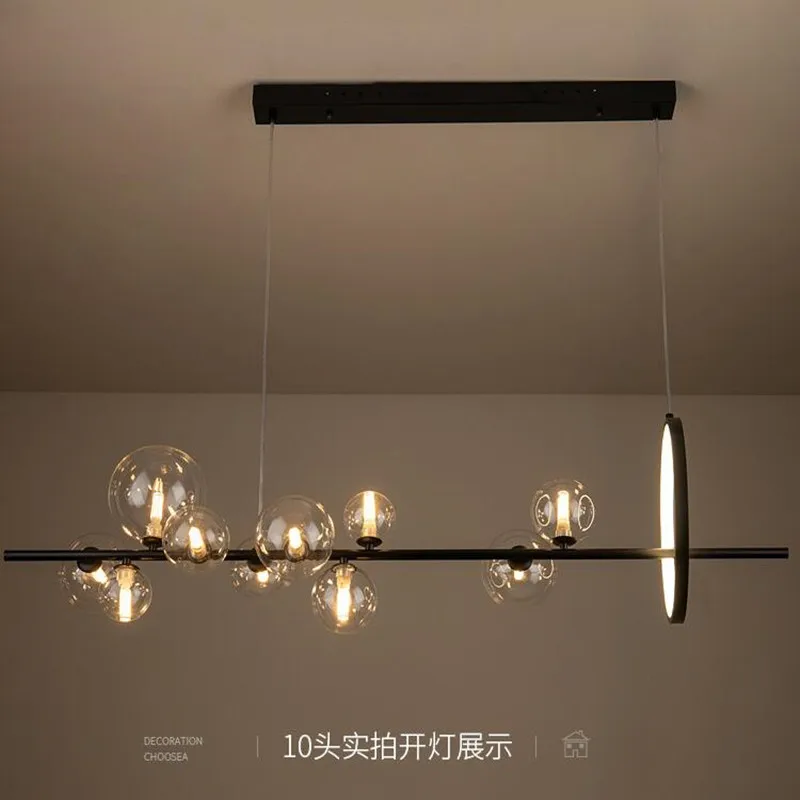 Nordic Clear Glass светодиодные подвесные светильники Длинные круглые черные подвесные светильники для гостиной декоративные осветительные приборы
Nordic Clear Glass светодиодные подвесные светильники Длинные круглые черные подвесные светильники для гостиной декоративные осветительные приборы