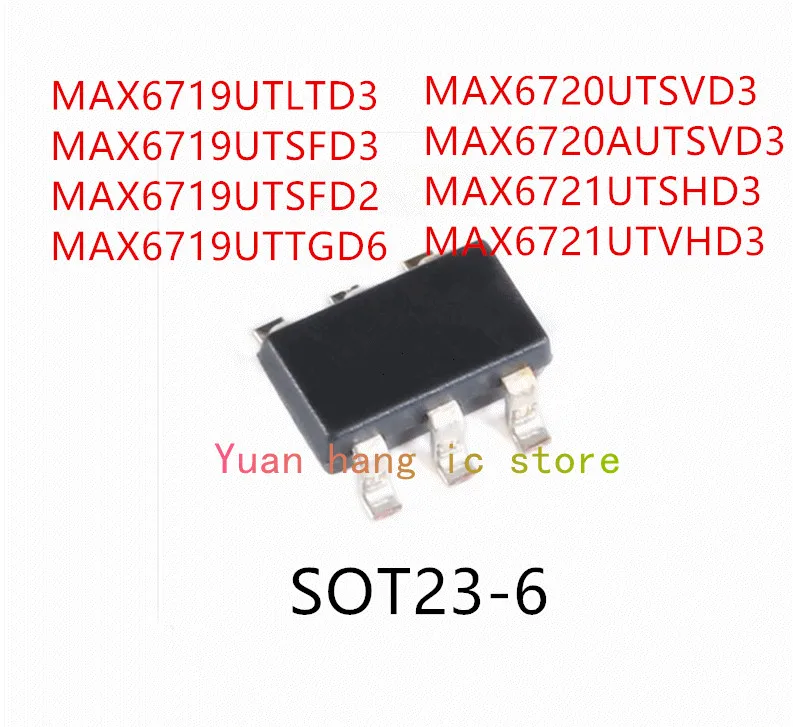 10PCS MAX6719UTLTD3 MAX6719UTSFD3 MAX6719UTSFD2 MAX6719UTTGD6 MAX6720UTSVD3 MAX6720AUTSVD3 MAX6721UTSHD3 MAX6721UTVHD3 IC
10PCS MAX6719UTLTD3 MAX6719UTSFD3 MAX6719UTSFD2 MAX6719UTTGD6 MAX6720UTSVD3 MAX6720AUTSVD3 MAX6721UTSHD3 MAX6721UTVHD3 IC