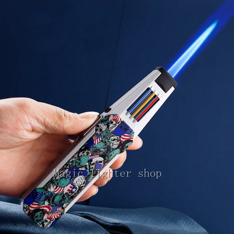 2022 JOBON New Style Direct Spray Gun Lighter Direct Metal Blue Flame Welding Torch Windproof Lighter Outdoor Barbecue Tool
2022 JOBON New Style Direct Spray Gun Lighter Direct Metal Blue Flame Welding Torch Windproof Lighter Outdoor Barbecue Tool