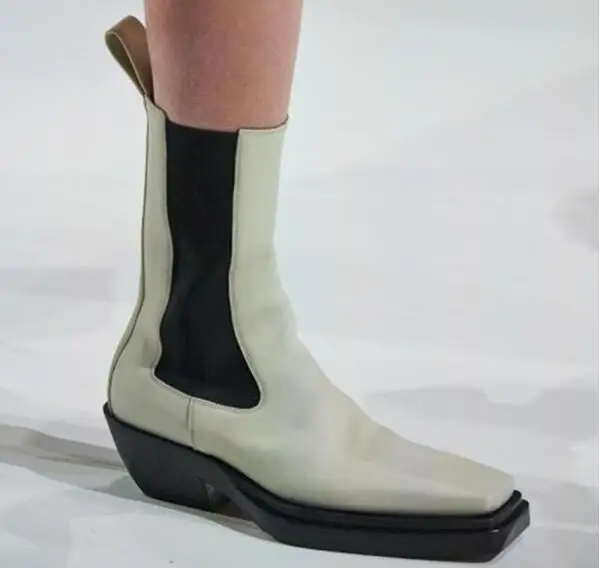 Dipsloot Woman Fashion Genuine Leather Chelsea Square Toe Short Boots Female 45 mm Med Heels Slip On Over The Knee Long Boots
Dipsloot Woman Fashion Genuine Leather Chelsea Square Toe Short Boots Female 45 mm Med Heels Slip On Over The Knee Long Boots