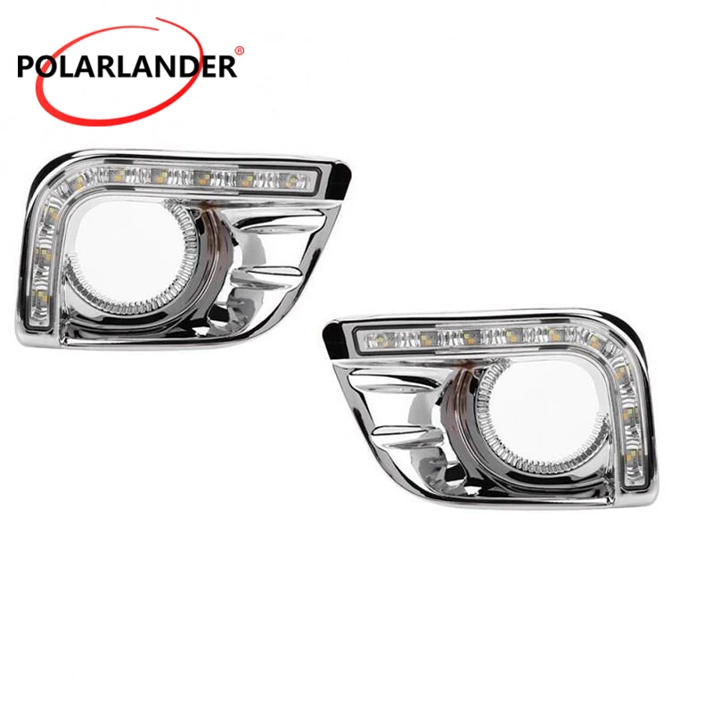 2 Pcs Car Styling 12V Car DRL LED Daytime Running Light For T/oyota P/rado 2013-2014 ABS Case
2 Pcs Car Styling 12V Car DRL LED Daytime Running Light For T/oyota P/rado 2013-2014 ABS Case
