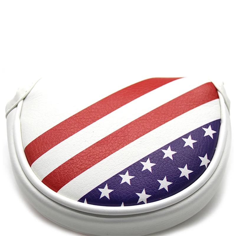 Durable High-quality Golf Putter Cover Mallet Headcover PU Waterproof Magnetic Closure USA Flag Golf Club Covers
Durable High-quality Golf Putter Cover Mallet Headcover PU Waterproof Magnetic Closure USA Flag Golf Club Covers