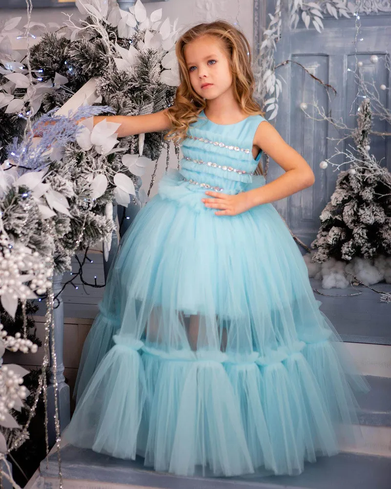 New Girl Dresses Baby Birthday Party Dress Christmas Children Pageant Gown Props 1-14Y Custom Made
New Girl Dresses Baby Birthday Party Dress Christmas Children Pageant Gown Props 1-14Y Custom Made