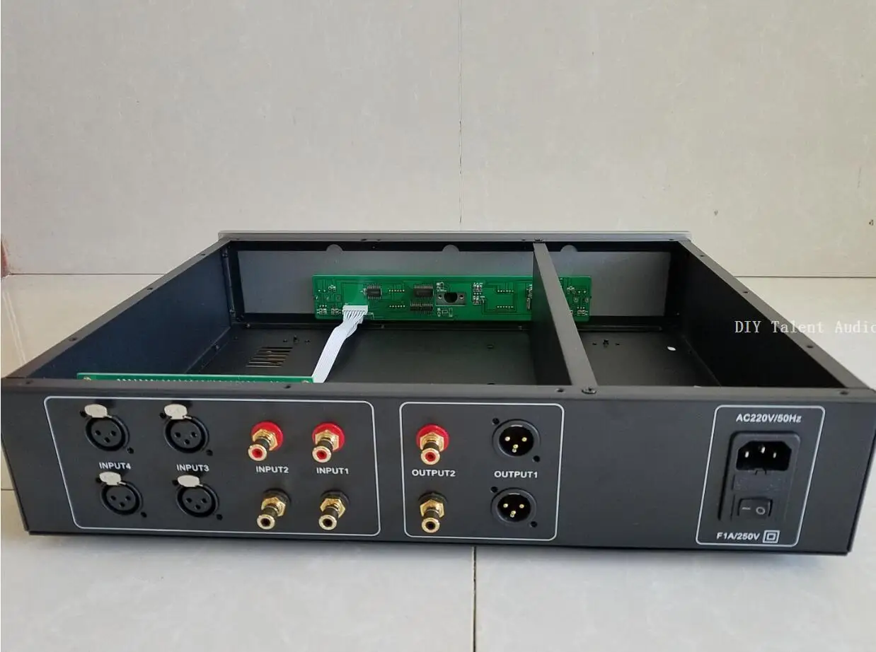 remote control GAOWEN chassis relay remote volume control panel (balanced version)+ Full aluminum DIY preamp chassis
remote control GAOWEN chassis relay remote volume control panel (balanced version)+ Full aluminum DIY preamp chassis