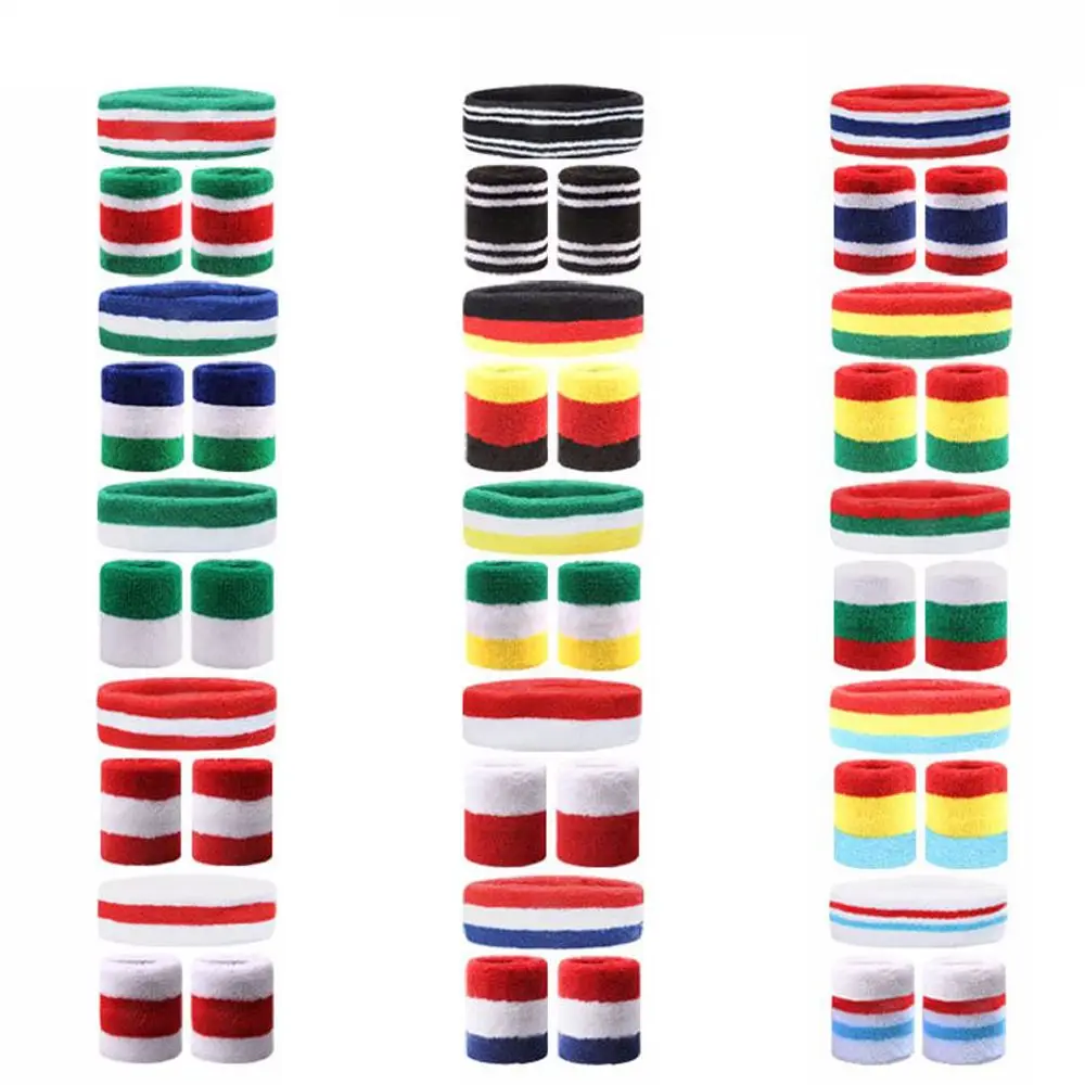 Sport Protect 1 Set Fitness Men/Women Wrist Support Headband +Wristbands Sport Wristbands Towel Sweat Bands
Sport Protect 1 Set Fitness Men/Women Wrist Support Headband +Wristbands Sport Wristbands Towel Sweat Bands