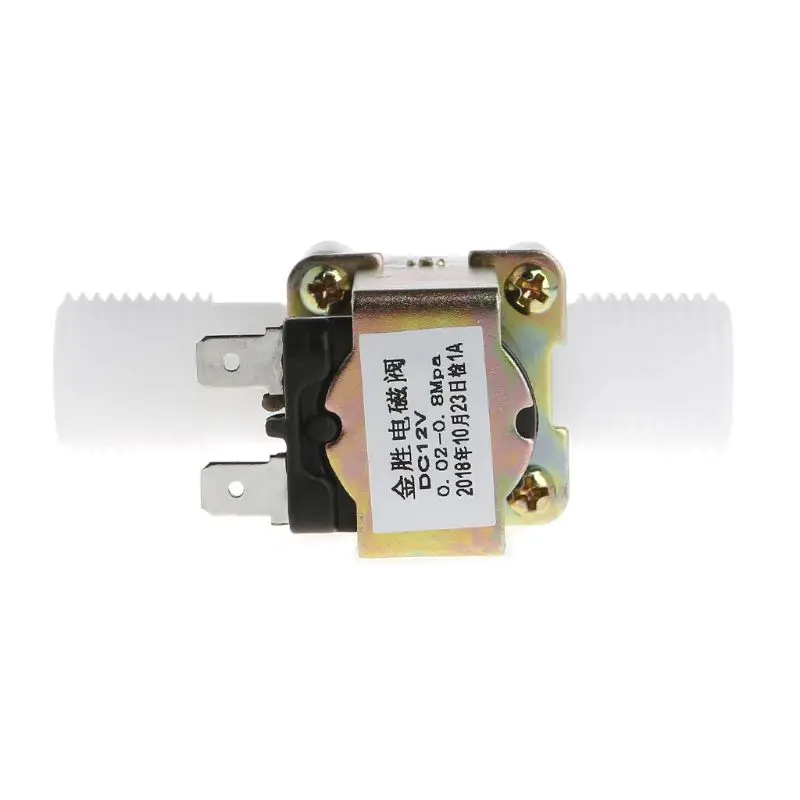 12V Electric Solenoid Valve Magnetic DC N/C Water Air Inlet Flow Switch 1/2"
12V Electric Solenoid Valve Magnetic DC N/C Water Air Inlet Flow Switch 1/2"