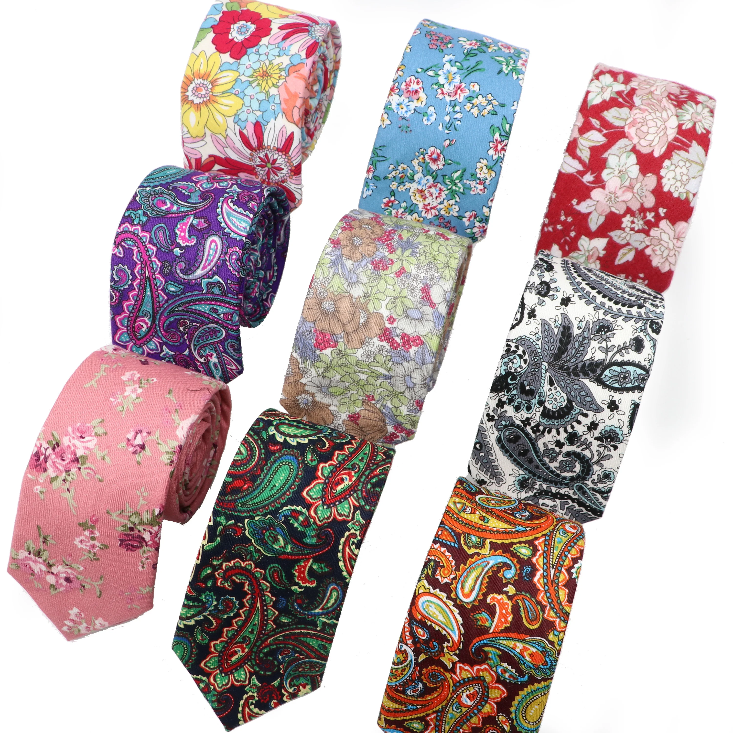 Classic Printed 6cm Tie Colorful Floral Pattern Casual Wedding Party Men's Cotton Accessories For Clothing Spring Neckties
Classic Printed 6cm Tie Colorful Floral Pattern Casual Wedding Party Men's Cotton Accessories For Clothing Spring Neckties