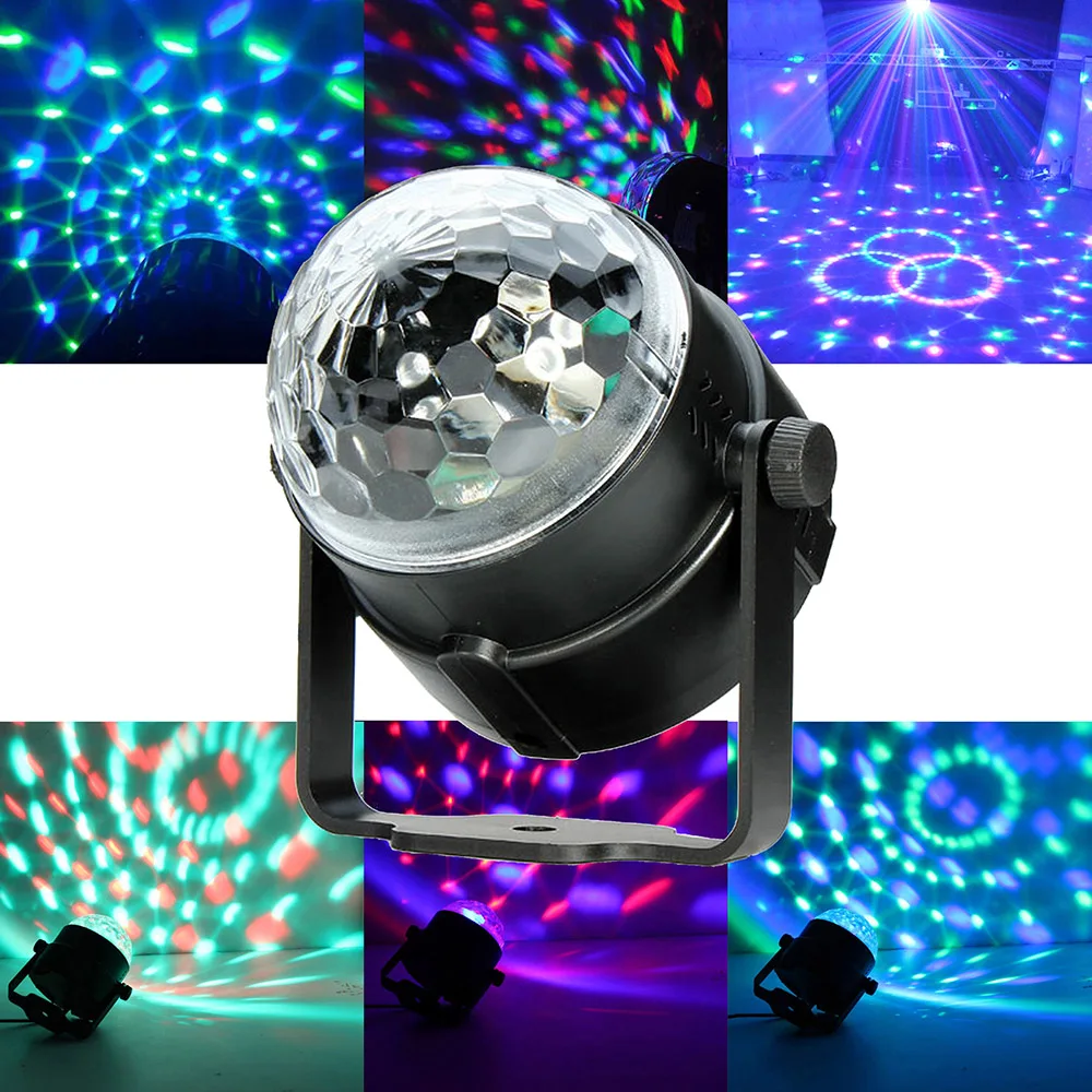 Mini Control RGB LED Crystal Magic Rotating Ball Stage Lighting Lamp Bulb Party Disco Club DJ Light Music Star Show
Mini Control RGB LED Crystal Magic Rotating Ball Stage Lighting Lamp Bulb Party Disco Club DJ Light Music Star Show
