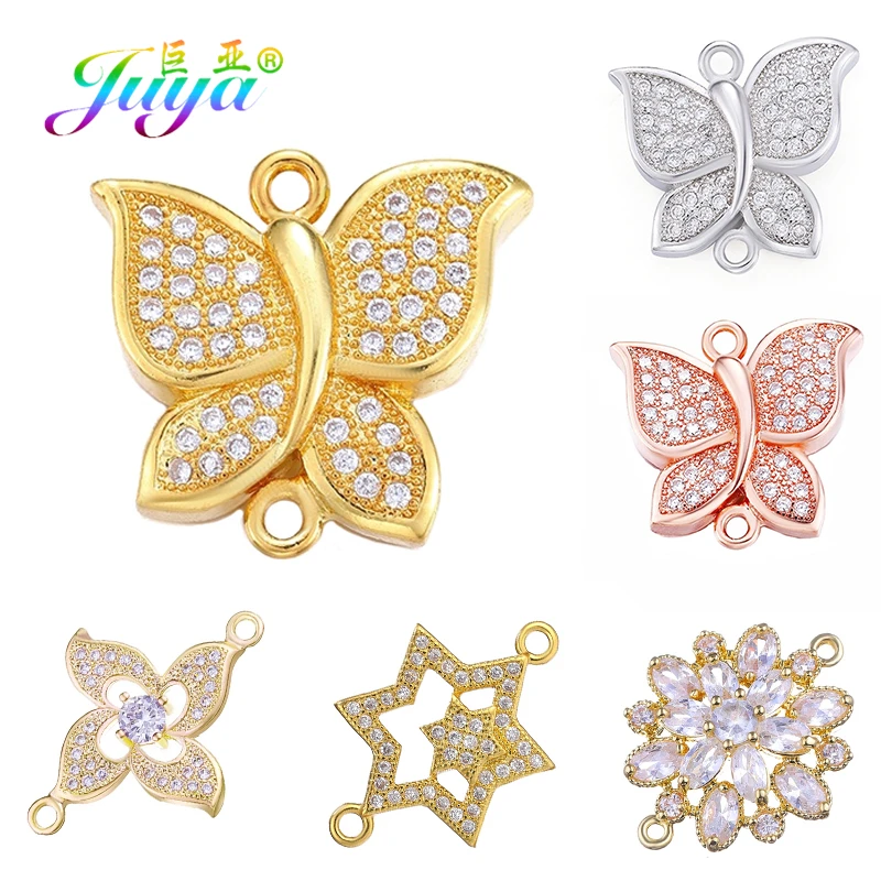Juya Ali Moda DIY Gold/Rose Gold Star Flower Butterfly Charm Connectors For Women Fashion Earrings Bracelets Making
Juya Ali Moda DIY Gold/Rose Gold Star Flower Butterfly Charm Connectors For Women Fashion Earrings Bracelets Making