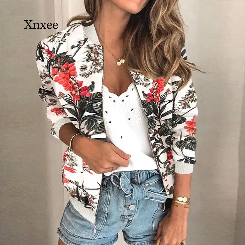 Jacket Women Autumn Long Sleeve Vintage Floral Coat Women Casual O Neck Zipper Bomber Jackets Ladies Outwear Veste Femme
Jacket Women Autumn Long Sleeve Vintage Floral Coat Women Casual O Neck Zipper Bomber Jackets Ladies Outwear Veste Femme