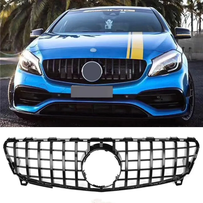 Для Benz Mercedes W176 A-Class Racing Grills GT Style 2016-2018 A180 A200 A260 A45 передний бампер решетка черный/серебристый
Для Benz Mercedes W176 A-Class Racing Grills GT Style 2016-2018 A180 A200 A260 A45 передний бампер решетка черный/серебристый