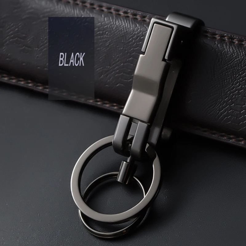 Trendy High-End Belt Car Key Buckle Ring Men's Creative Simple Waist Key Buckle Restrained Durable With Lock Key Ring Security
Trendy High-End Belt Car Key Buckle Ring Men's Creative Simple Waist Key Buckle Restrained Durable With Lock Key Ring Security