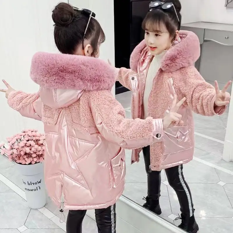 Girls Baby's Down Coat Jacket Outwear 2022 Beautiful Warm Fur Thicken Winter Autumn Overcoat Top Cardigan Children's Clothing
Girls Baby's Down Coat Jacket Outwear 2022 Beautiful Warm Fur Thicken Winter Autumn Overcoat Top Cardigan Children's Clothing