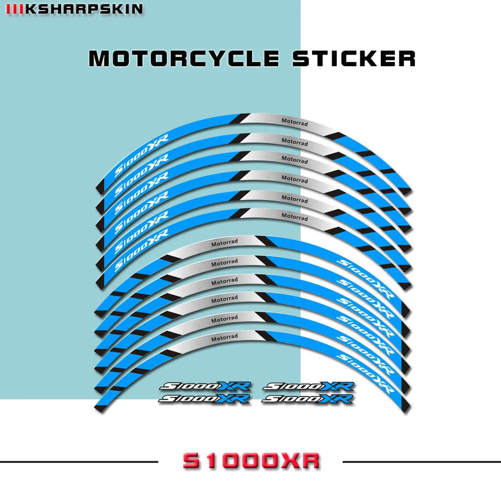 Reflective and waterproof high-quality stickers for motorcycle inner rims are suitable for BMW S1000XR
Reflective and waterproof high-quality stickers for motorcycle inner rims are suitable for BMW S1000XR
