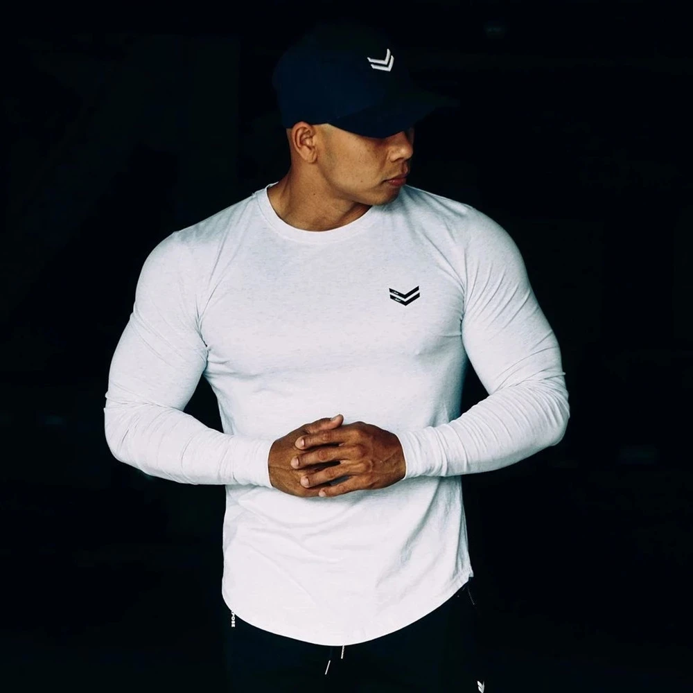 Autumn New Long sleeve T-shirt Men Running Sport Cotton Skinny Shirts Gym Fitness Training t shirt Male Tee Tops Brand Clothing
Autumn New Long sleeve T-shirt Men Running Sport Cotton Skinny Shirts Gym Fitness Training t shirt Male Tee Tops Brand Clothing