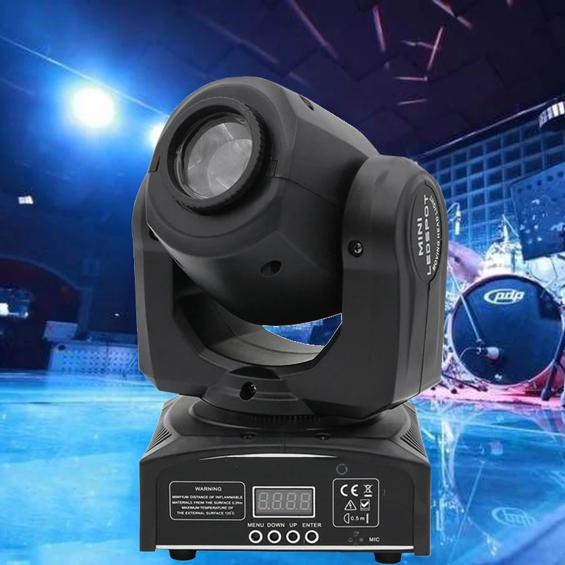 Mini Spot 30W LED Spot Moving Head Light DMX Control Colorful LED Gobo DJ Lights Disco Christmas Party Show Stage Beam Luces
Mini Spot 30W LED Spot Moving Head Light DMX Control Colorful LED Gobo DJ Lights Disco Christmas Party Show Stage Beam Luces