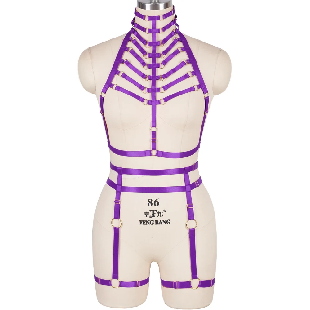 Sword Belt Women's Underwear Erotic Cage Bra Elastic Bandage Leg Harness Garter Sexy Body Strap Products Festival Costume Set
Sword Belt Women's Underwear Erotic Cage Bra Elastic Bandage Leg Harness Garter Sexy Body Strap Products Festival Costume Set