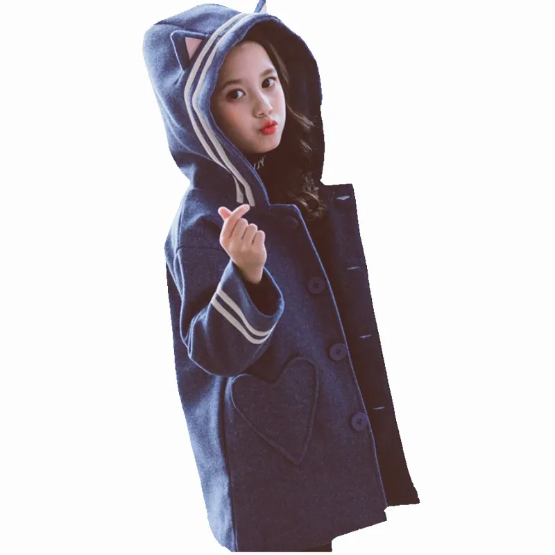Winter Jackets Girls Hooded Wool Baby Toddler Kids Outerwear Fashion Wool Coat Girls Clothing
Winter Jackets Girls Hooded Wool Baby Toddler Kids Outerwear Fashion Wool Coat Girls Clothing