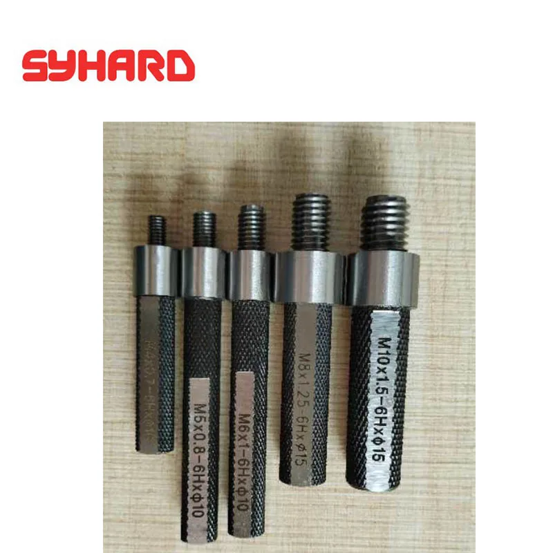 Perpendicularity Thread Plug Gauge Thread Locating Plug Gauge M3-M20 Coaxiality Gauge M3*0.5-6h*10 M4*0.7-6H*10
Perpendicularity Thread Plug Gauge Thread Locating Plug Gauge M3-M20 Coaxiality Gauge M3*0.5-6h*10 M4*0.7-6H*10