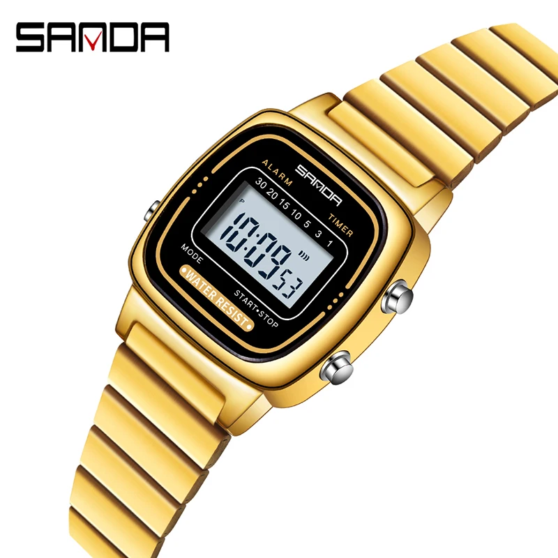 Original Brand SANDA Women's Watches Luxury Fashion Digital Watch Calendar Stopwatch Sport Wristwatch Ladies Bracelet Clock
Original Brand SANDA Women's Watches Luxury Fashion Digital Watch Calendar Stopwatch Sport Wristwatch Ladies Bracelet Clock