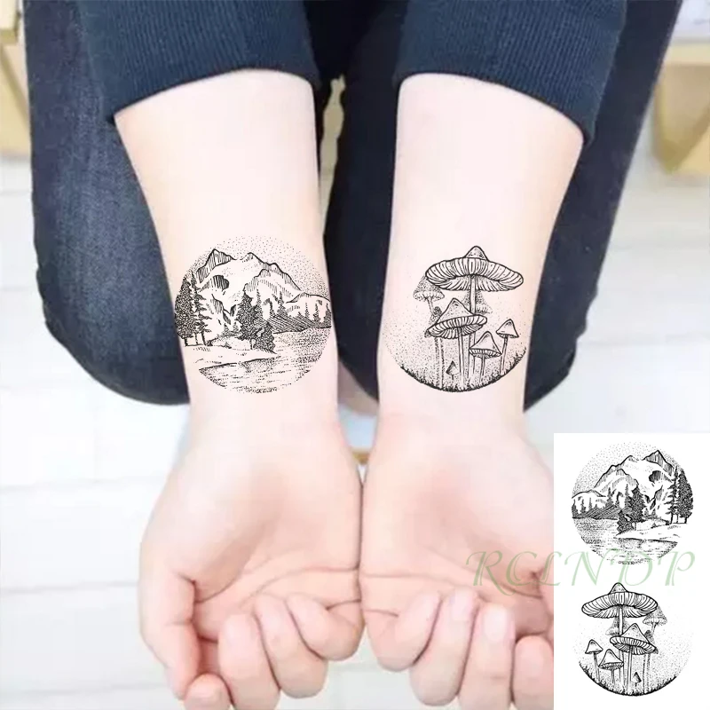 Waterproof Temporary Tattoo Sticker Forest Tree Mushroom Flash Tatoo Fake Tatto Hand Arm Neck Body Body Art for Woman Men
Waterproof Temporary Tattoo Sticker Forest Tree Mushroom Flash Tatoo Fake Tatto Hand Arm Neck Body Body Art for Woman Men
