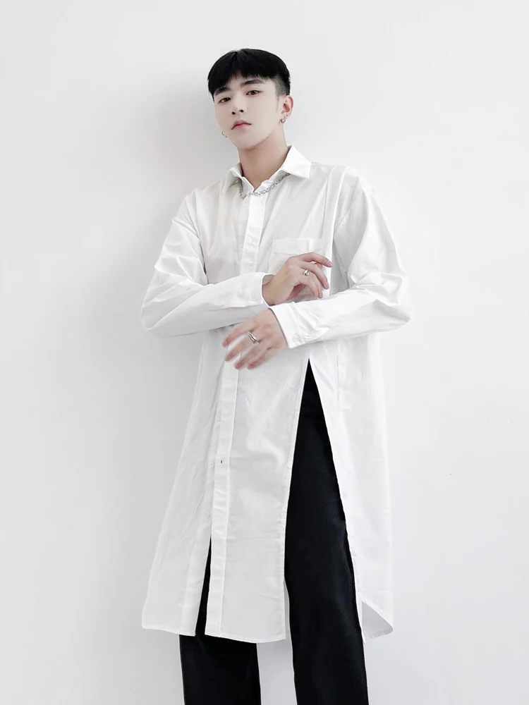 Men'S Long-Sleeve Shirt Spring And Autumn New Gothic Yamamoto Style Slit Design Hip Hop Street Casual Loose Oversized Shirt
Men'S Long-Sleeve Shirt Spring And Autumn New Gothic Yamamoto Style Slit Design Hip Hop Street Casual Loose Oversized Shirt