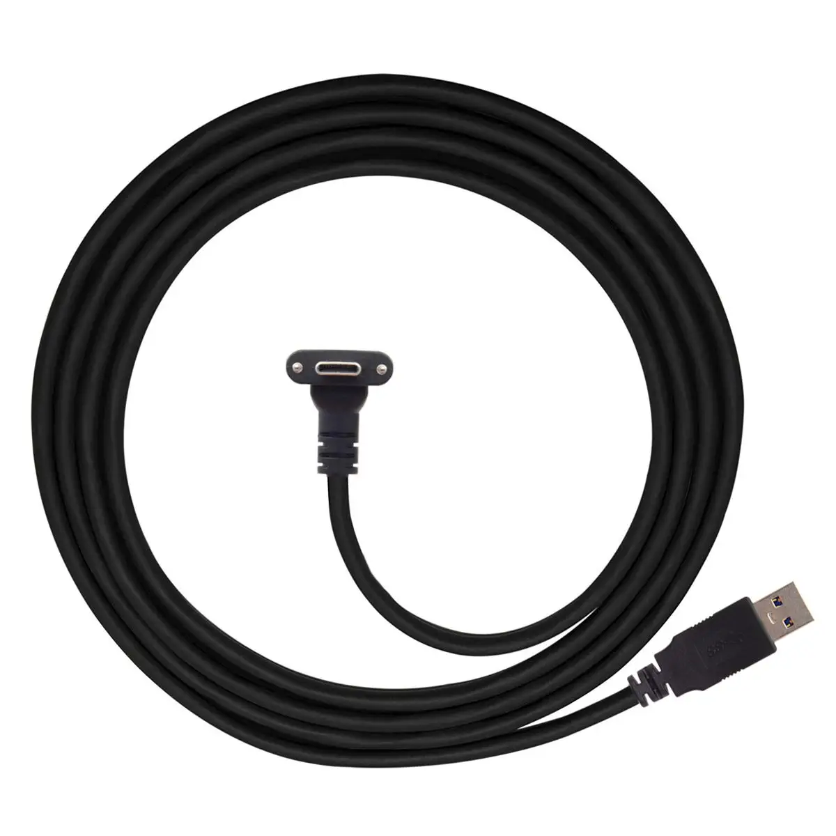 USB 3.1 Type-C Dual Screw Locking to Standard USB3.0 Data Cable Fit for Oculus Link VR
USB 3.1 Type-C Dual Screw Locking to Standard USB3.0 Data Cable Fit for Oculus Link VR