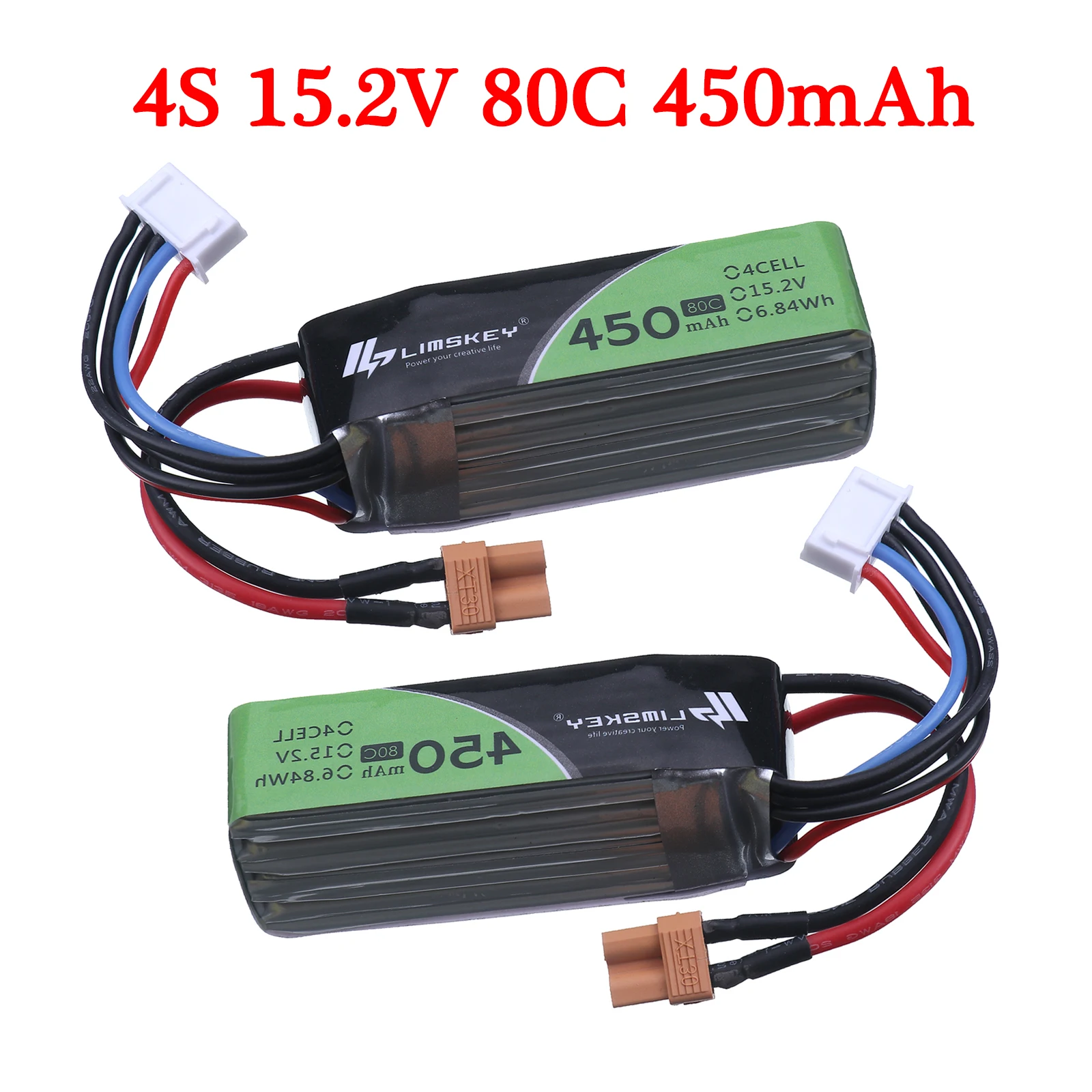 2PCS 450MAH 4S 80C HV 15.2V XT30 Plug Indoor UAV with High Voltage Aerial Model Lithium FPV Lipo Battery
2PCS 450MAH 4S 80C HV 15.2V XT30 Plug Indoor UAV with High Voltage Aerial Model Lithium FPV Lipo Battery