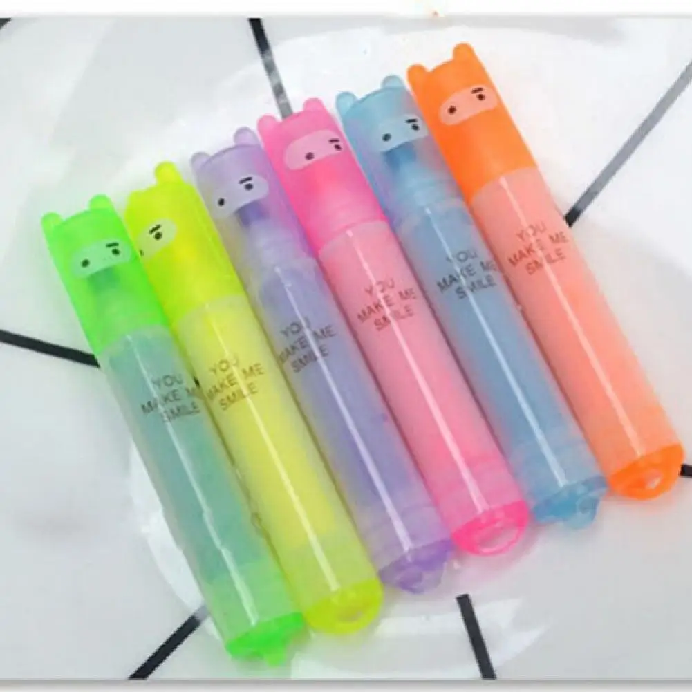 Highlighters 6Pcs Mini 6 Colors Fluorescence Marker Pens Office School Art Marker Japanese Cute Kawaii Stationery
Highlighters 6Pcs Mini 6 Colors Fluorescence Marker Pens Office School Art Marker Japanese Cute Kawaii Stationery