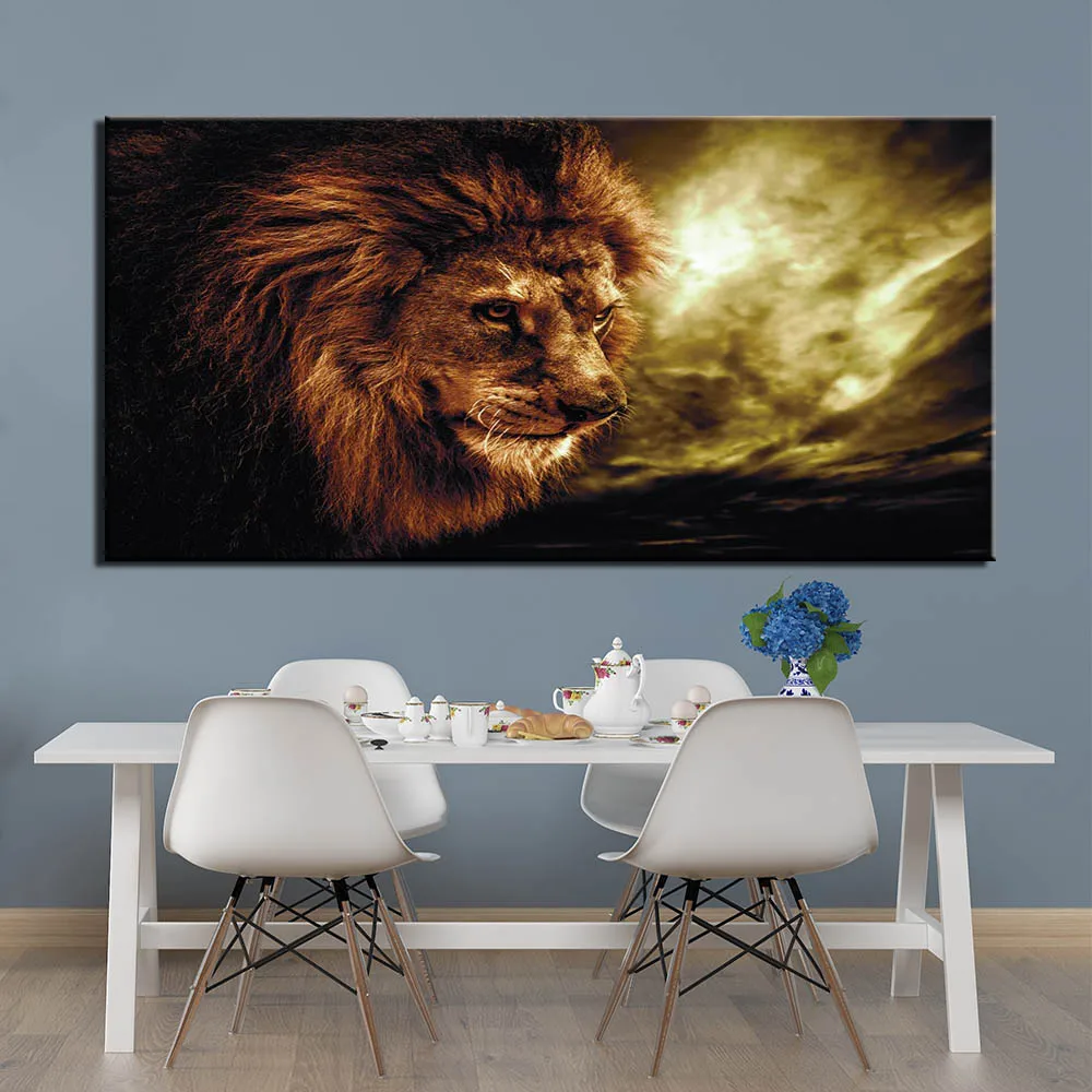 High Quanlity Canvas Painting Picture Modern 1 Pcs Animal lion HD Printed Decoration Frame For Living Room
High Quanlity Canvas Painting Picture Modern 1 Pcs Animal lion HD Printed Decoration Frame For Living Room