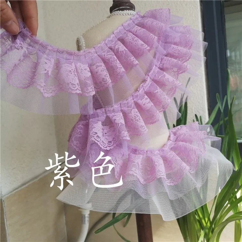 3/5/10 ярдов/лот, 9 см, 2 слоя, цветная детская сетка с рюшами + кружевная отделка, базовый стиль, складное кружево, кукла, детская одежда, домашний сад, кружево X507
3/5/10 ярдов/лот, 9 см, 2 слоя, цветная детская сетка с рюшами + кружевная отделка, базовый стиль, складное кружево, кукла, детская одежда, домашний сад, кружево X507