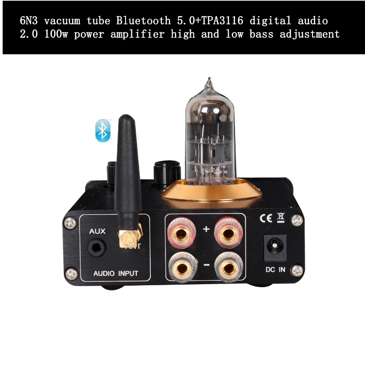good sound 6N3 vacuum tube merged TPA3116 HIFI digital audio power amplifier 2 channel 100w home amplifier
good sound 6N3 vacuum tube merged TPA3116 HIFI digital audio power amplifier 2 channel 100w home amplifier