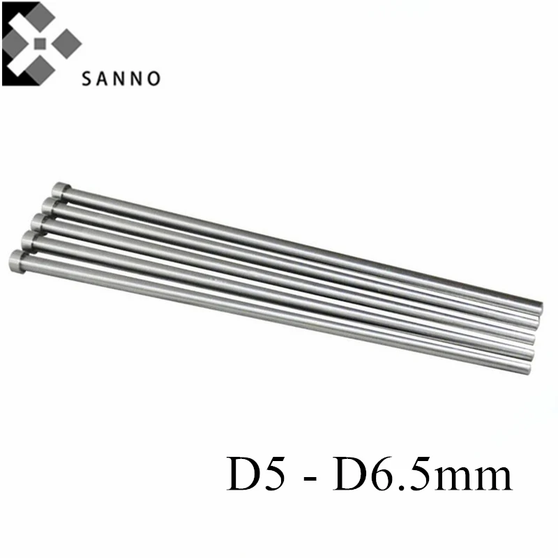 5pcs/lot Mould Strainght Ejector Pin D5mm 5.5mm 6mm 6.5mm Thimble Metal Punch Pin CNC Lathe Parts Injection Mould Ejector Pins
5pcs/lot Mould Strainght Ejector Pin D5mm 5.5mm 6mm 6.5mm Thimble Metal Punch Pin CNC Lathe Parts Injection Mould Ejector Pins
